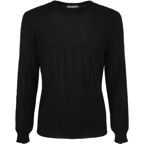 Merino Ribbed Sweater , male, Sizes: M, 3XL - Filippo De Laurentiis - Modalova