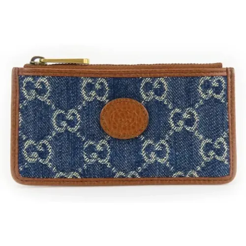 Pre-owned Canvas wallets , female, Sizes: ONE SIZE - Gucci Vintage - Modalova