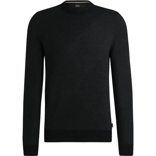 Jacquard Knit Sweater , male, Sizes: M, L, XL - Hugo Boss - Modalova