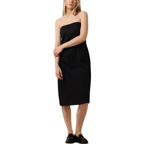 Schwarzes Tube-Kleid für Frauen , Damen, Größe: L - Modström - Modalova