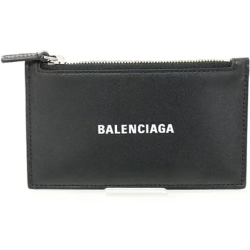 Pre-owned Leather Wallet , female, Sizes: ONE SIZE - Balenciaga Vintage - Modalova