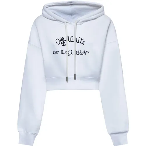 Off , Weiße Pullover für einen stilvollen Look , Damen, Größe: M - Off White - Modalova