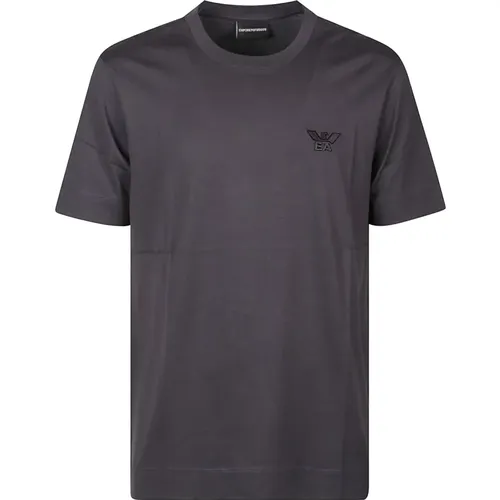 Besticktes Logo-T-Shirt , Herren, Größe: XL - Emporio Armani - Modalova