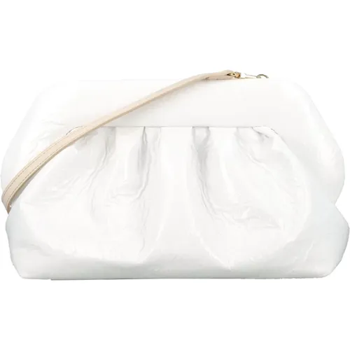 Ivory Shell Handbag with Bios Clutch , female, Sizes: ONE SIZE - THEMOIRè - Modalova
