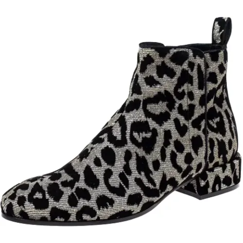 Pre-owned Samt boots , Damen, Größe: 36 EU - Dolce & Gabbana Pre-owned - Modalova