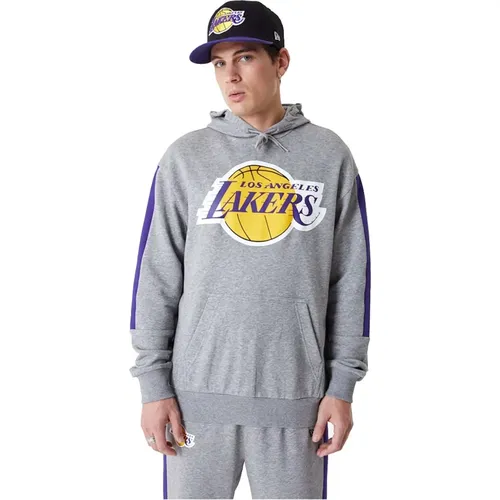 Los Angeles Lakers Kapuzenpullover , Herren, Größe: L - new era - Modalova