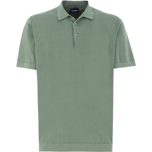 Versatile and Stylish Cotton Polo Shirts , male, Sizes: 4XL, 3XL, 2XL - Drumohr - Modalova