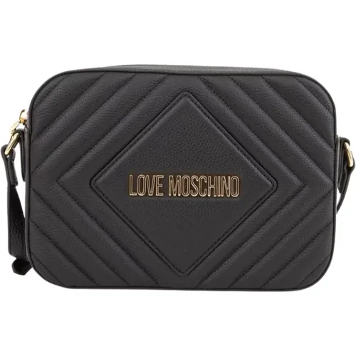 Vitello Trap Cross Body Bag , female, Sizes: ONE SIZE - Love Moschino - Modalova