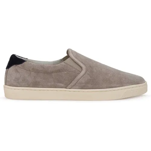 Slip-On aus Wildleder in Tortora - BRUNELLO CUCINELLI - Modalova