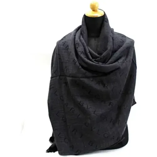 Pre-owned Wool scarves , female, Sizes: ONE SIZE - Bvlgari Vintage - Modalova