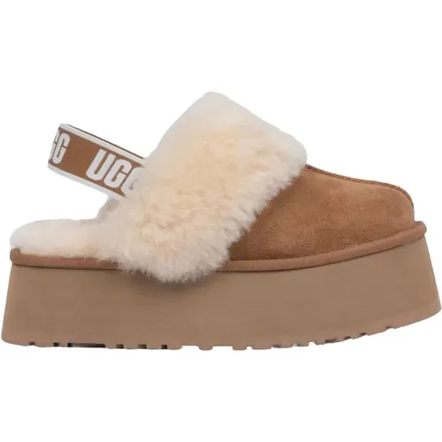 Funkette Chestnut Suede Clog , female, Sizes: 4 UK - Ugg - Modalova