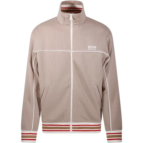 Technische Poly Track Jacket in Blass Khaki - Golden Goose - Modalova