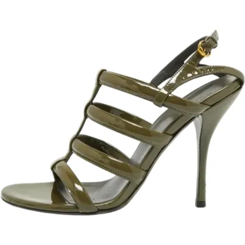 Pre-owned Leather sandals , female, Sizes: 5 UK - Gucci Vintage - Modalova