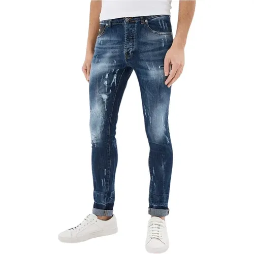 Stylish Slim-fit Jeans , male, Sizes: W34 - John Richmond - Modalova