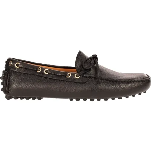 Leather Loafers for Warm Weather , male, Sizes: 6 UK, 9 1/2 UK, 13 1/2 UK - Car Shoe - Modalova