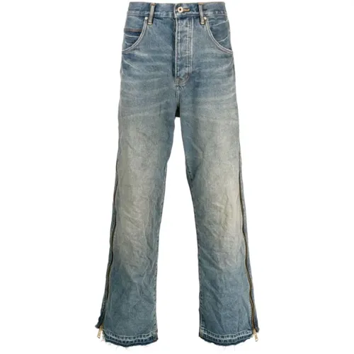 Clear Denim Jeans , male, Sizes: W33, W30 - Purple Brand - Modalova