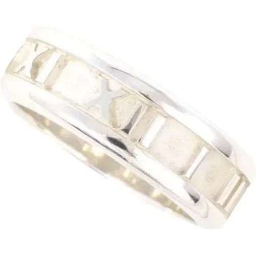 Pre-owned Silver rings , female, Sizes: ONE SIZE - Tiffany & Co. Pre-owned - Modalova