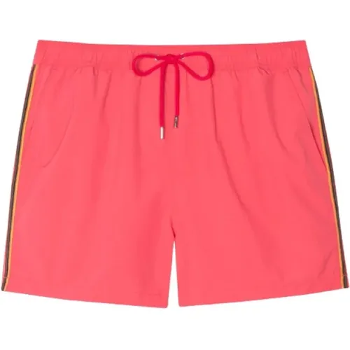Strandbekleidung Shorts mit Künstlerstreifen , Herren, Größe: L - Paul Smith - Modalova