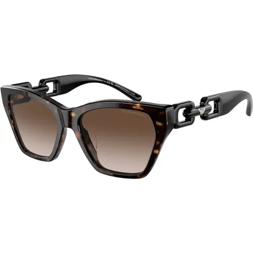 Sunglasses , female, Sizes: 55 MM - Emporio Armani - Modalova
