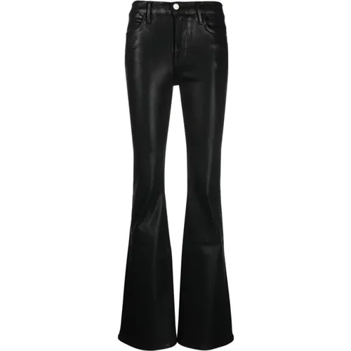 Hohe Flare-Jeans , Damen, Größe: W29 - Frame - Modalova