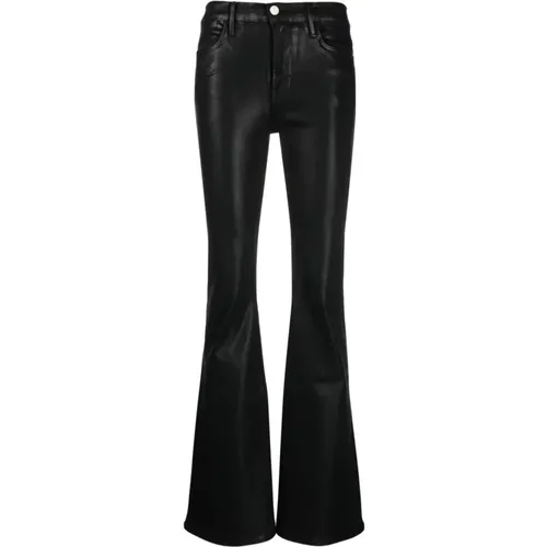Hohe Flare-Jeans , Damen, Größe: W32 - Frame - Modalova