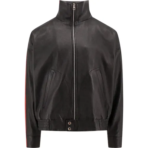Leather Jacket with Zip Closure , male, Sizes: XL - alexander mcqueen - Modalova