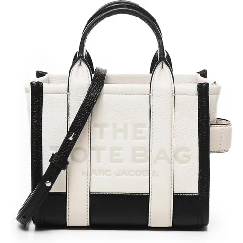 Leather Shoulder Bag with Logo , female, Sizes: ONE SIZE - Marc Jacobs - Modalova
