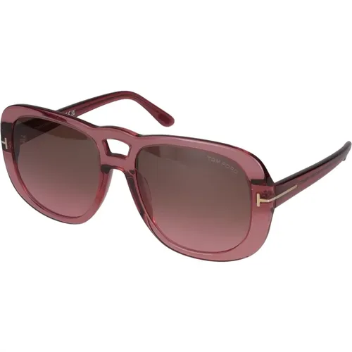 Stylische Sonnenbrille Ft1012 , Damen, Größe: 56 MM - Tom Ford - Modalova