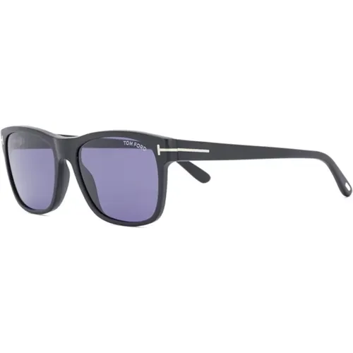 Schwarze Sonnenbrille, vielseitig und stilvoll , Herren, Größe: 57 MM - Tom Ford - Modalova