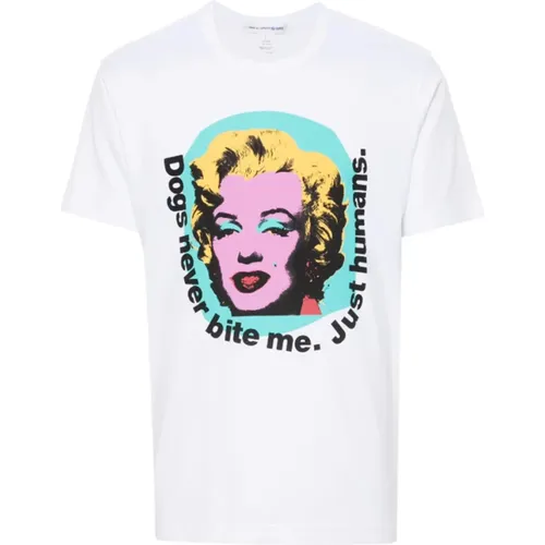Graphic Print Cotton T-Shirt , male, Sizes: S, M, L, XL - Comme des Garçons - Modalova