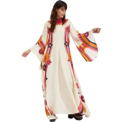 Magnifico Dress (Placed),Magnifico Kleid (Placée),Prächtiges platziertes Blumenkleid,Maxi Kleid - La DoubleJ - Modalova