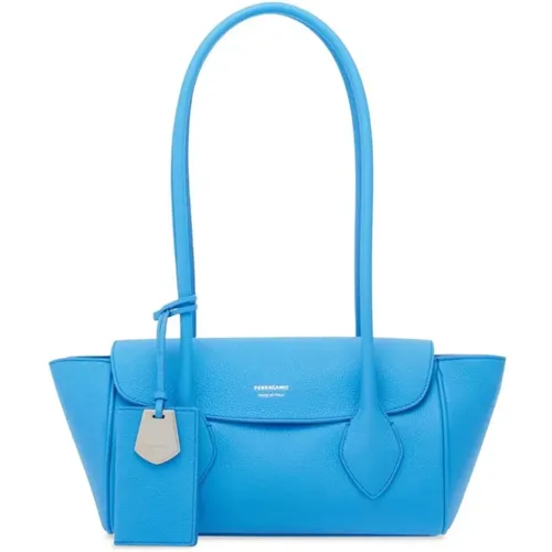 Azur Class E/W Shoulder Bag , female, Sizes: ONE SIZE - Salvatore Ferragamo - Modalova