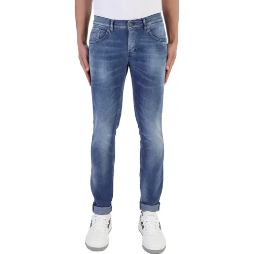 Skinny Fit Low Waist Hellblaue Jeans - Dondup - Modalova