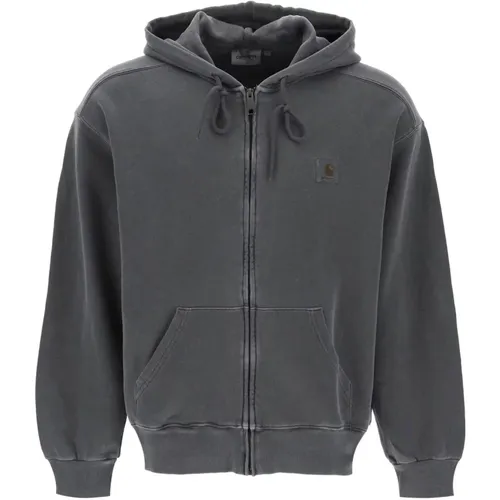 Brushed Cotton Hooded Sweatshirt , male, Sizes: S - Carhartt WIP - Modalova