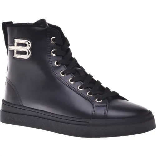 Trainers in leather , female, Sizes: 5 1/2 UK, 3 UK, 6 UK, 4 UK, 3 1/2 UK, 5 UK, 4 1/2 UK - Baldinini - Modalova