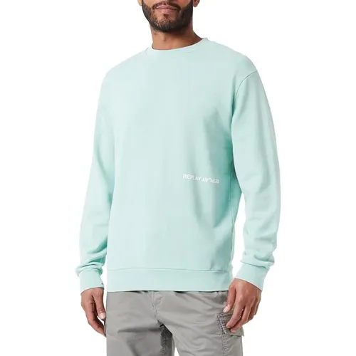 Sweatshirts , male, Sizes: S, XL, L - Replay - Modalova