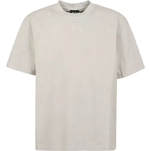 Men's Clothing T-Shirts & Polos White Ss24 , male, Sizes: XS, L, S, XL - 44 Label Group - Modalova