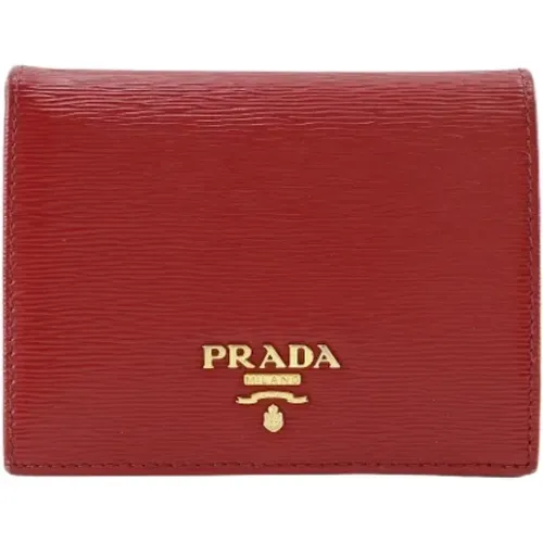 Pre-owned Leather wallets , female, Sizes: ONE SIZE - Prada Vintage - Modalova