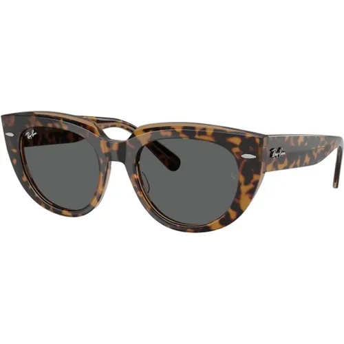 Doreen Sonnenbrille Dunkelgraue Gläser , Damen, Größe: 52 MM - Ray-Ban - Modalova