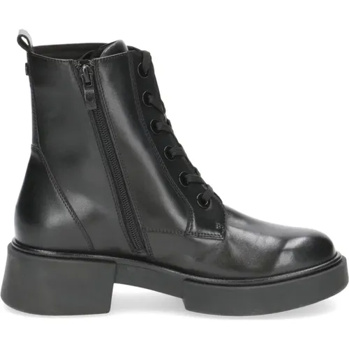 Schwarze Casual Geschlossene Booties Damen , Damen, Größe: 38 EU - Caprice - Modalova