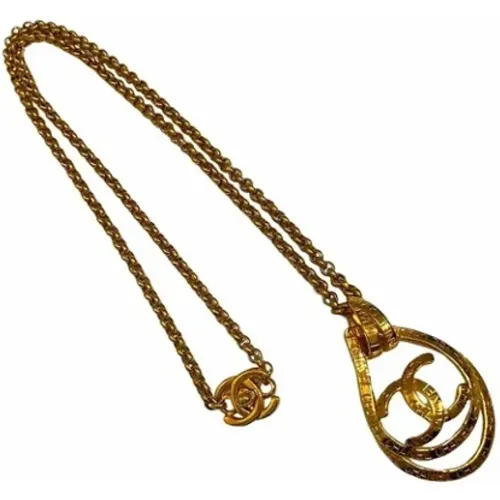 Pre-owned Metal chanel-jewelry , female, Sizes: ONE SIZE - Chanel Vintage - Modalova