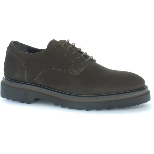 Mens Low Lace-Up Shoes , male, Sizes: 8 UK - Harmont & Blaine - Modalova