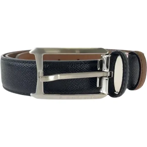 Pre-owned Leather belts , male, Sizes: ONE SIZE - Bvlgari Vintage - Modalova