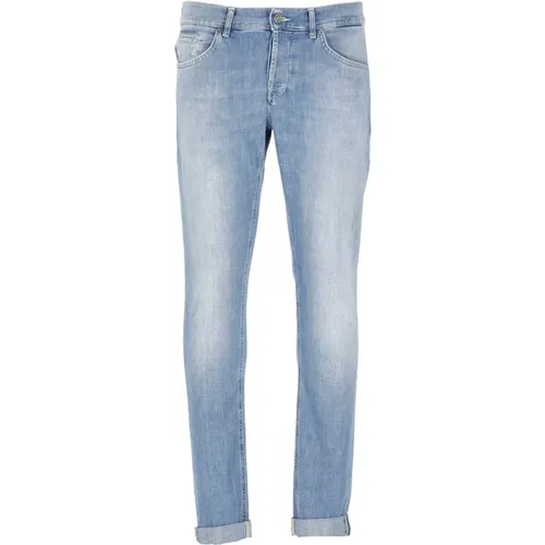 Cotton Jeans for Men , male, Sizes: W32, W33, W34, W35, W31 - Dondup - Modalova