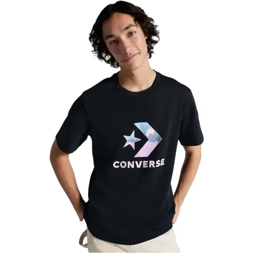 Stern Chevron Landschaft T-shirt , Herren, Größe: M - Converse - Modalova