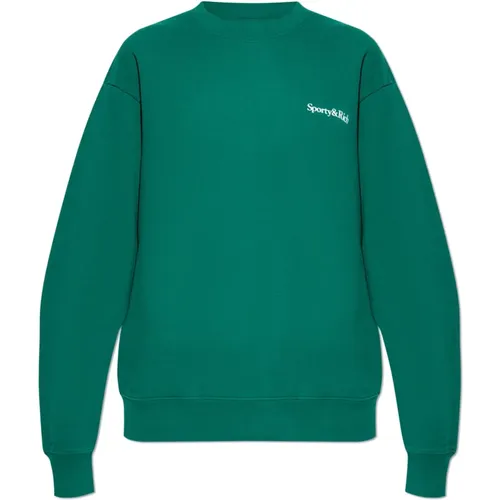 Sweatshirt aus der Health Is Wealth Kollektion , unisex, Größe: XS - Sporty & Rich - Modalova