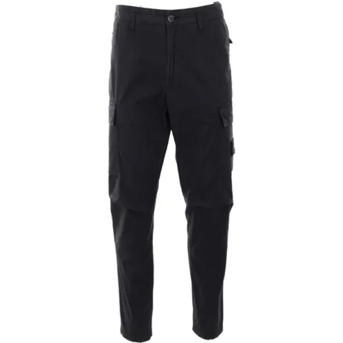 Cargo Trousers Slim Fit , male, Sizes: W31, W36, W33, W30, W32 - Stone Island - Modalova