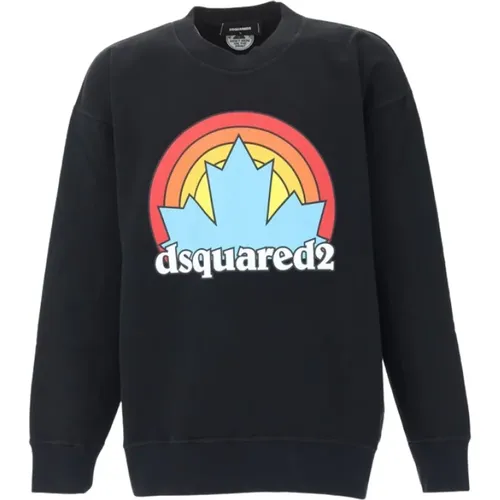 Stylischer Sweatshirt , Herren, Größe: L - Dsquared2 - Modalova