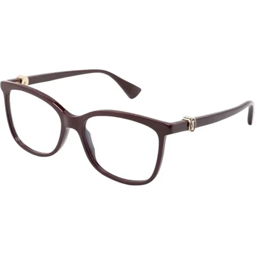 Rote Optische Brille für den täglichen Gebrauch , Damen, Größe: 55 MM - Cartier - Modalova