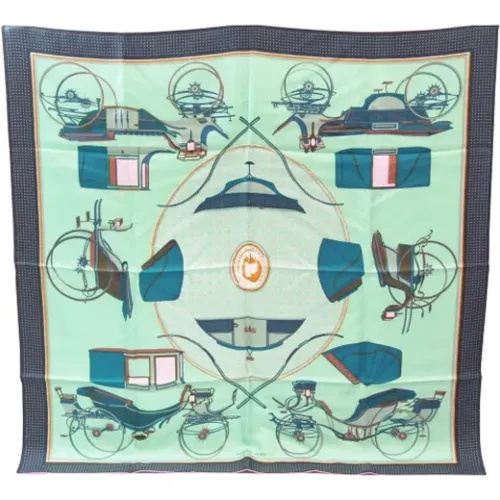 Pre-owned Silk scarves , female, Sizes: ONE SIZE - Hermès Vintage - Modalova